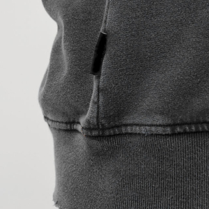 Vente en gros de sweats à capuche surdimensionnés pour hommes, personnalisés, en coton lourd, en molleton, avec col montant, broderie, impression numérique, nouveauté hiver - Product Image 5