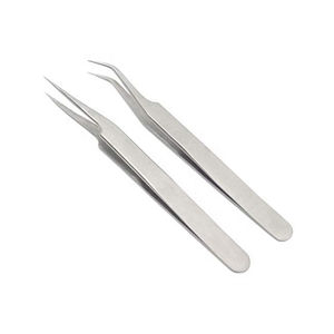 Pince à cils Super dure en acier inoxydable, haute antistatique pour les outils d'extension de cils - Product Image 4