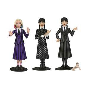 Set de 3 Figuras de Acción de 6 Pulgadas de Wednesday Toony Terrors, Nuevas, Modelo ODM, Monstruos de Bolsillo, Juguetes Militares para Coleccionar y Decorar - Product Image 1