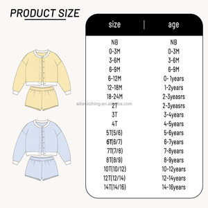 Ensemble haut et short rayés boutonnés pour filles, taille standard américaine, fournisseur, couleur et taille personnalisées - Product Image 2