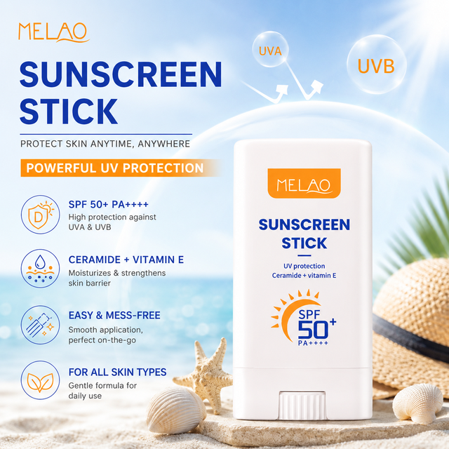 Facial Sunscreen Stick Korean Sunscreen Stick Spf50 Waterproof Sweatproof Refreshing Invisible Sunscreen for Men Women