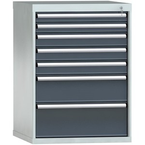 Armadio a Cassetti Armadio per Attrezzi 1000x725x750mm 7 Cassetti Estensione Semplice 100 kg - Product Image 1