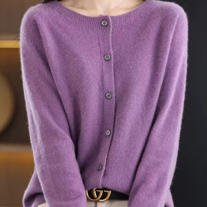 2024 nuevo suéter básico elegante de cuello alto para mujer Spandex/poliéster Anti-Pilling grueso invierno frente Logo abrigo Casual - Product Image 1