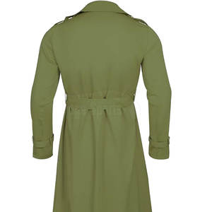 Custom Men's Autumn Winter Plus Size Woolen Coats Casual Long Down Filled Eco-Friendly Breathable Reversible Waterproof Overcoat - Product Image 4