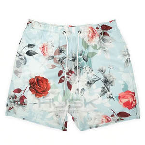 กางเกงว่ายน้ำขาสั้นตาข่ายดิจิทัลสำหรับผู้ชายพิมพ์ลายทั้งหมด - Product Image 3