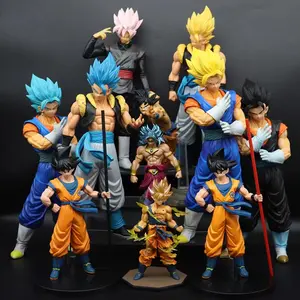 Anime Dragon Z süper saiyane heykelcik modeli GK gül Goku Action Figure Figures Figures rakamlar Vegeta heykeli koleksiyonu oyuncak Figma