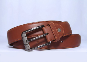 Cinturones de cuero genuino puro de alta calidad para hombres Cinturones de cuero procesado de cuero de vaca con logotipo personalizado para hombres y mujeres - Product Image 3