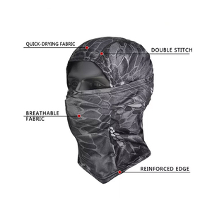 Pasamontañas de Poliéster Baklava para Hombre y Mujer, Transpirable, para Ciclismo y Deportes, Protección Facial Completa, en Venta - Product Image 5