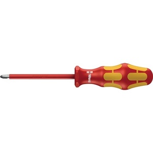 WERA 165 I Size <b>Screwdriver</b> with PZD 3 VDE Insulated 262 mm Overall Length Lasertip Wera - Product Image 1