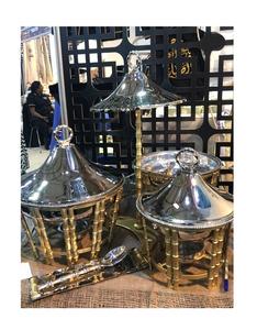 Stainless Steel <b>Food</b> <b>Warmer</b> Chafing Dish With Stand And Hanging Lid For Home Hotel Dinnerware Chafing Dish - Product Image 5