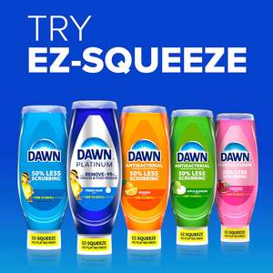 Jabón Líquido para Platos Dawn Ultra EZ-Squeeze, Original, 22 oz, (Paquete de 6) - Product Image 1