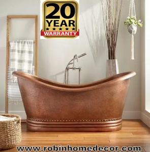 อ่างอาบน้ำโบราณภายนอกขนาด16เกจที่ทนทานสูงสำหรับตกแต่งบ้านโรงแรม - Product Image 3