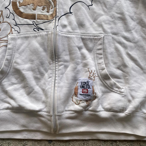 Sweat à capuche léger pour homme OEM, broderie personnalisée, design imprimé avec strass, tissu en molleton 100% coton écologique - Product Image 6