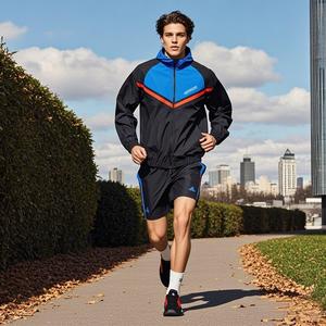 Chaqueta cortavientos para hombre con cremallera fabricante Chaquetas deportivas para correr al aire libre diseño personalizado bolsillo elegante - Product Image 5