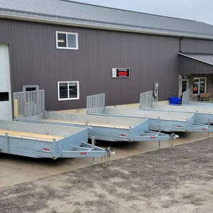 Remorques de camion de paysage enduites de poudre de 5x8ft 6x10ft 6x12ft pour la remorque utilitaire de maille d'UTV à vendre - Product Image 1