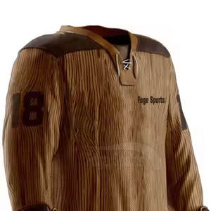 Nouveau Style respirant séchage rapide ensembles d'uniformes de Hockey sur glace 100% Polyester couleurs personnalisées et Logo vêtements de sport pour hommes adultes - Product Image 5