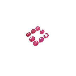 Rubis naturels non chauffés, pierres précieuses en vrac, ovales, émeraudes, coussins et roses, hauteur 8 mm, certifiés IGI - Product Image 5