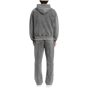 Derniers vêtements de sport Survêtements d'entraînement en polaire Gym Fitness Tech pour hommes Ensemble deux pièces Survêtement de jogging pour hommes - Product Image 1