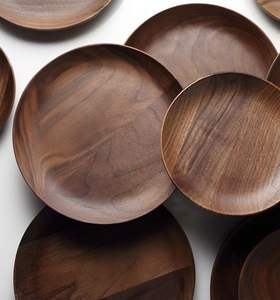 Plateau et assiette en bois-Léger, élégant et durable VIET FARGIMEX VENTE EN GROS - Product Image 3