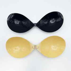 Sujetador deportivo de silicona transpirable inalámbrico Diseño sin tirantes sin rastro con pezones sin costuras Tallas grandes de punto Estilo diario Adultos - Product Image 4