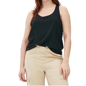 Camisetas sin mangas acanaladas de alta calidad personalizadas OEM, tejido de punto transpirable, longitud corta, talla estadounidense - Product Image 1