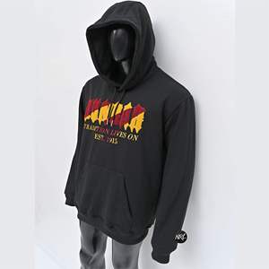 Sweats à capuche personnalisés 100% coton pour hommes poids lourd luxe qualité impression personnalisée surdimensionné Streetwear pulls à capuche sweat-shirt - Product Image 6