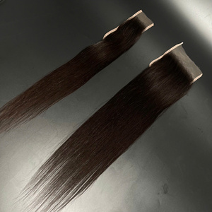 2025 Trendy Raw Vietnamese Woman Hair <b>Extension</b> Closure Hair <b>Extension</b> - Product Image 1