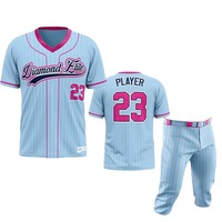 Maillot de baseball unisexe respirant sur mesure, style unique, vêtements de sport, ensemble uniforme imprimé, haute qualité, 100% polyester, séchage rapide
