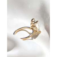 Bague de fiançailles solitaire en diamant de laboratoire de 1,55 ct, taille marquise, certifiée IGI, couleur E, design sculptural par Aura Luxuria