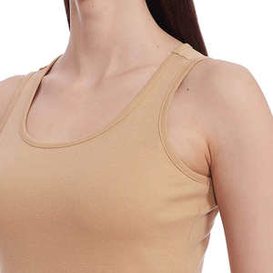 Camiseta sin mangas para mujer de precio barato de fabricante alto, buena calidad, el mejor diseño, ropa de gimnasio para yoga, camiseta sin mangas a granel - Product Image 2