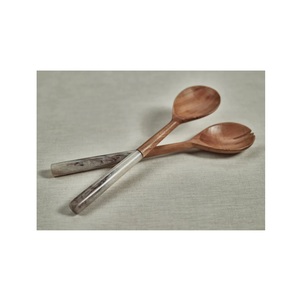 Juego de cubiertos de madera y resina de diseño moderno, venta al por mayor, juegos de Servicio de ensalada de madera, juegos de cubiertos de tamaño personalizado para el hogar - Product Image 6