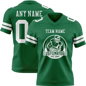 เสื้ออเมริกันฟุตบอลผู้ชายแบบกำหนดเอง-100% โพลีเอสเตอร์ พิมพ์ลายดิจิทัล แห้งเร็ว ระบายอากาศ แขนสั้น ชื่อทีมและโลโก้แบบกำหนดเอง - Product Image 2