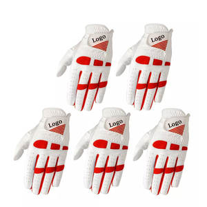 Vente en gros de gants de golf de qualité supérieure avec logo personnalisé peau de mouton en cuir PU véritable respirant pour les mains en peau de mouton - Product Image 6