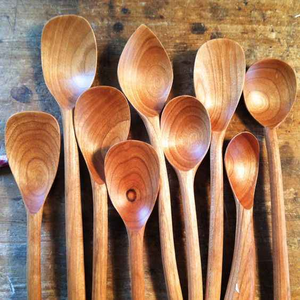 Meilleures ventes Ensemble de couverts en bois Cuillères pour le dîner Vaisselle Couverts en bois pour la maison et l'hôtel Cuisine - Product Image 5