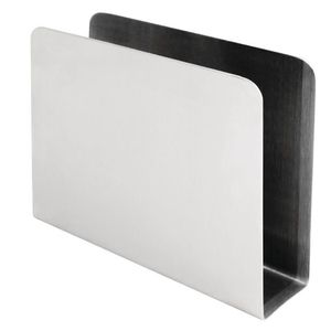 Modern Nickel Perforated Metal Shell Napkin Holder <b>Tissue</b> Stand Durable Lightweight Eco-Friendly Waterproof <b>Wedding</b> Tableware - Product Image 4