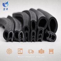 Bande d'étanchéité composite EPDM à trois couches avec bande en acier pour armoire de machines, conteneur, étanchéité industrielle, OEM personnalisé
