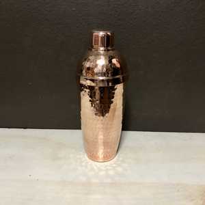 Mug à eau de 600 ml en cuivre de qualité supérieure, design moderne et écologique, finition martelée, avec couvercle, fabriqué en Inde - Product Image 5