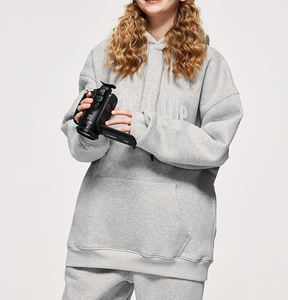 Sudadera con Capucha Extra Grande Unisex de Alta Calidad Estilo Invernal, Sudadera Gruesa para Hombre con Estampado Personalizado, 100% Algodón Ecológico - Product Image 5