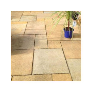 Azulejo de arenisca amarilla Lalitpur de diseño personalizado de alta calidad para uso en exteriores a precio económico - Product Image 3