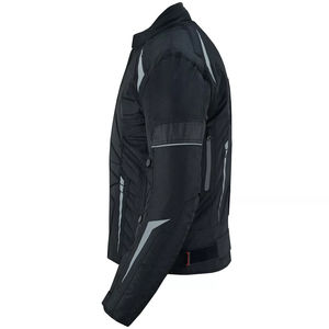 Veste de moto isolée pour l'hiver, conçue pour la conduite par temps froid avec rembourrage thermique, coque coupe-vent et ajustement confortable. - Product Image 2