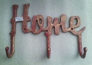 Cast Aluminum Multifunctional <b>Wall</b>-<b>Mounted</b> Door-Mountable Hooks Trending <b>Towel</b> Hanger Bathrobe Hanger Love Home Design Bathroom - Product Image 3