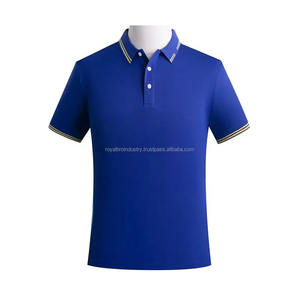 Logotipo personalizable para camiseta Polo para hombre 50% Algodón transpirable de punto inteligente Casual uso diario-Verano otoño solapa Top Golf - Product Image 1