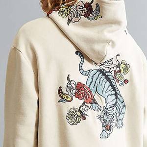 Sweats à capuche brodés pour hommes élégants, vente chaude, respirants, confortables, de haute qualité, faciles à laver, sweats à capuche brodés avec des couleurs personnalisées - Product Image 2