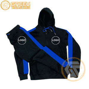 ชุดวอร์มระบายอากาศสำหรับผู้ชายชุดวอร์มผ้าฟลีซปักลายผ้าคอตตอนคุณภาพเยี่ยม - Product Image 4