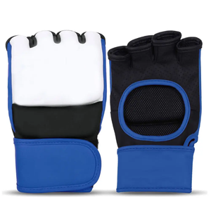 Guantes MMA de diseño personalizado de alta calidad para hombre, empuñaduras de mano Sanda, cuero PU, precio al por mayor, hechos en Pakistán - Product Image 2
