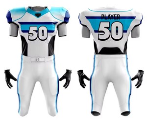 El último diseño, la mejor calidad, uniforme de fútbol americano, alta calidad, transpirable, tendencia superior con mangas cortas, precio al por mayor - Product Image 6