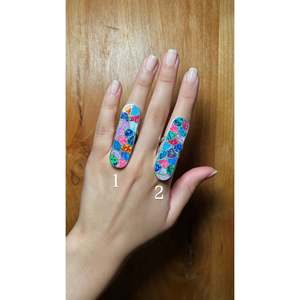 แหวนโอปอลทำมือจากซูนีและเงินสเตอร์ลิง ชุบทองคำขาว 18K ประดับด้วยพลอยธรรมชาติ รูปทรงวงรีทันสมัย เหมาะสำหรับเป็นของขวัญ - Product Image 6