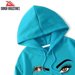 100% algodón sólido otoño hombres Puff Impresión logotipo personalizado peso pesado pulóver sudaderas con capucha - Product Image 6