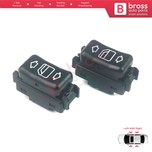 Interrupteur de commande de fenêtre de console centrale BDP631+BDP632 5 broches Gauche Droite pour W124 A124 C124 S124 W126 C126 W463 W201 190 A1248204610 - Product Image 3