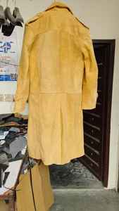 Blouson aviateur en daim de luxe pour homme, sur mesure, fin, devant personnalisé, coupe-vent d'hiver de créateur - Product Image 4